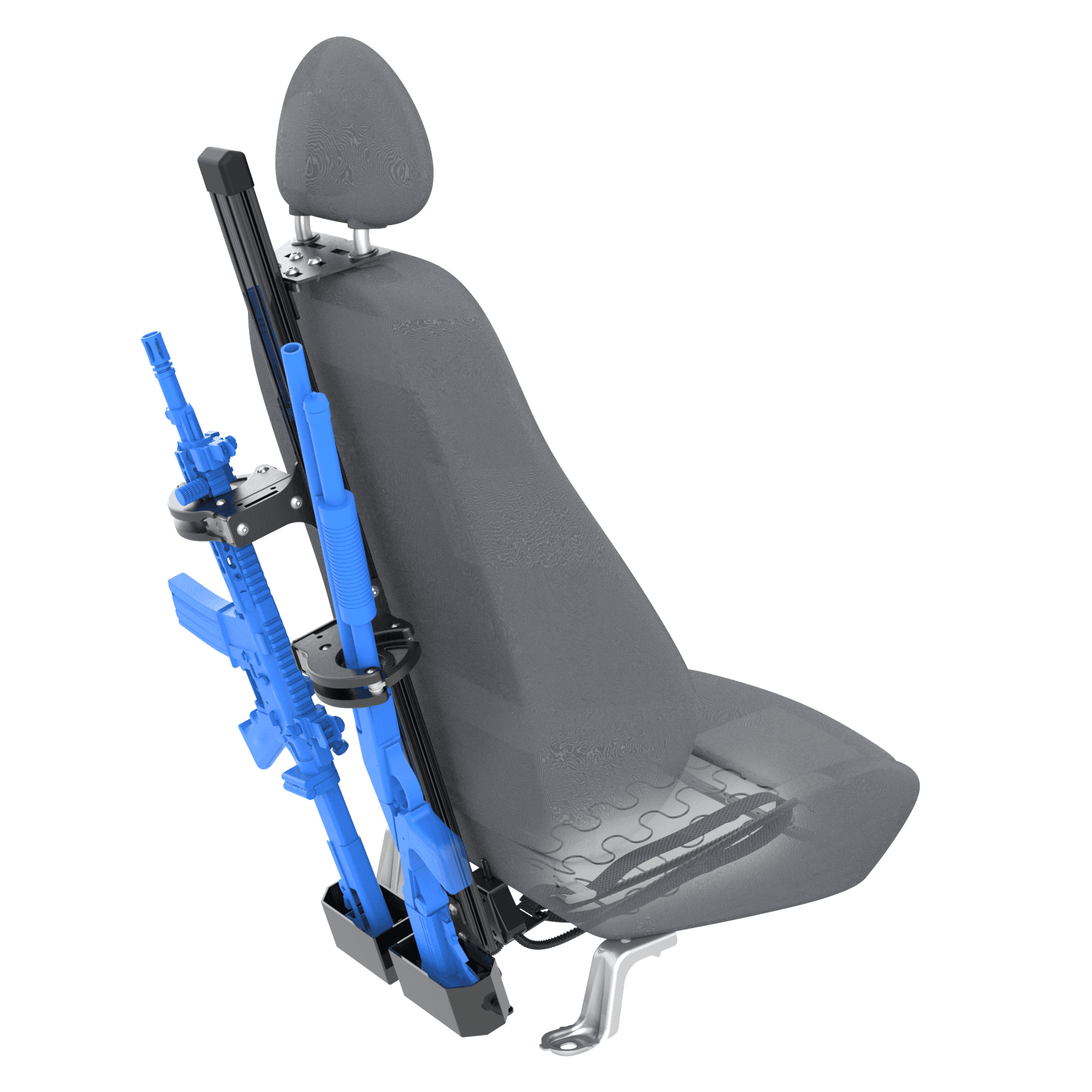 Weiser headrest weapon mount system